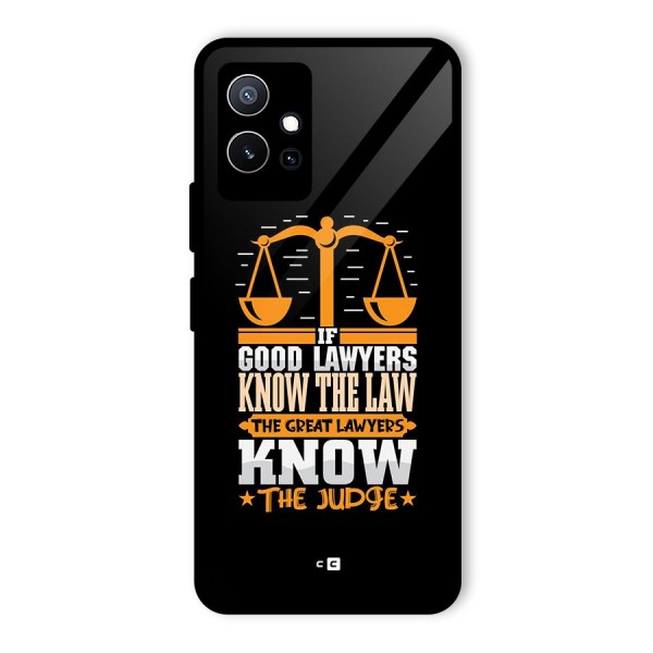 Know The Judge Glass Back Case for Vivo T1 5G