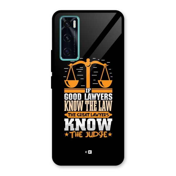 Know The Judge Glass Back Case for Vivo V20 SE