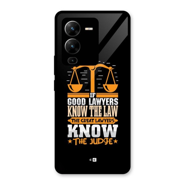 Know The Judge Glass Back Case for Vivo V25 Pro