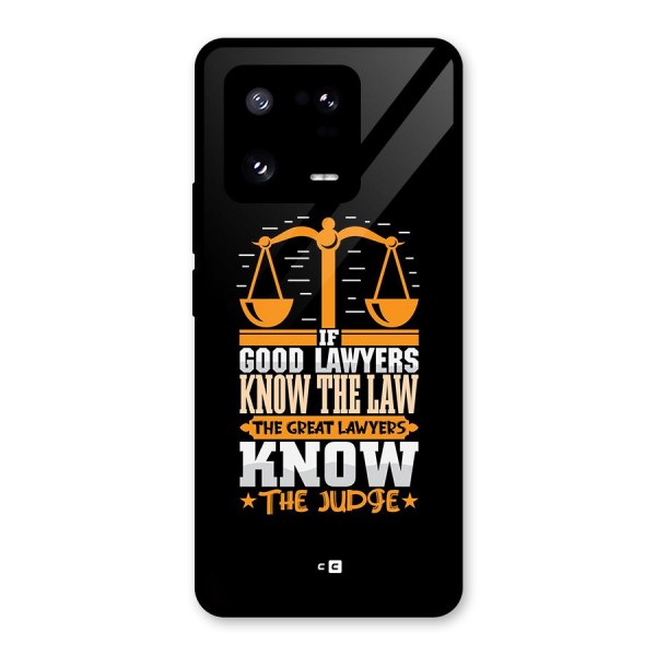 Know The Judge Glass Back Case for Xiaomi 13 Pro