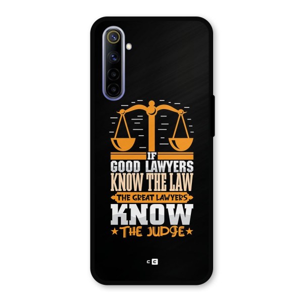 Know The Judge Metal Back Case for Realme 6