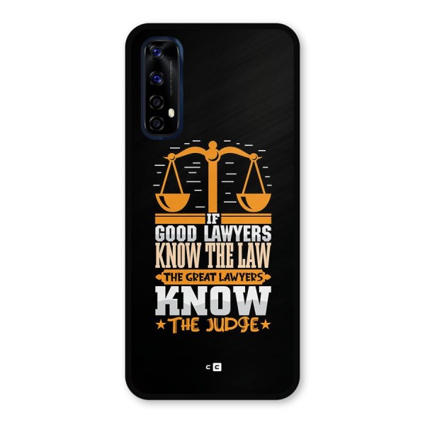 Know The Judge Metal Back Case for Realme 7