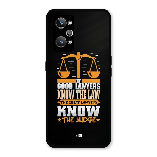 Know The Judge Metal Back Case for Realme GT 2