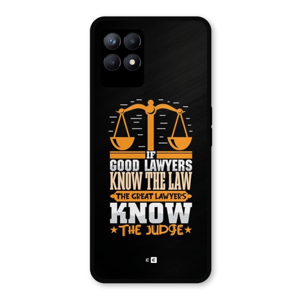 Know The Judge Metal Back Case for Realme Narzo 50