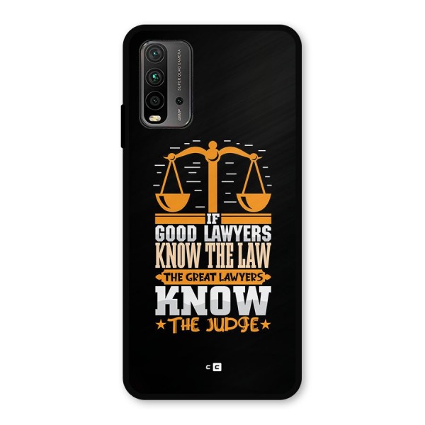 Know The Judge Metal Back Case for Redmi 9 Power