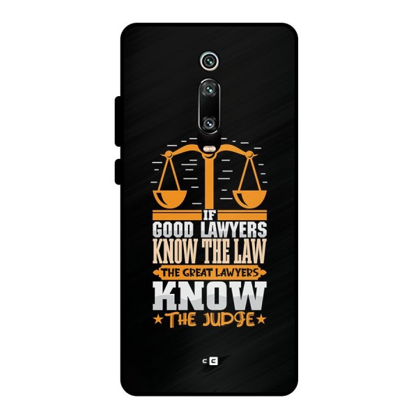 Know The Judge Metal Back Case for Redmi K20