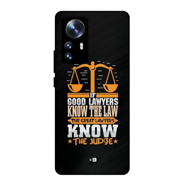 Know The Judge Metal Back Case for Xiaomi 12 Pro