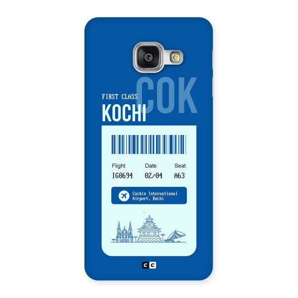 Kochi Boarding Pass Back Case for Galaxy A3 (2016)