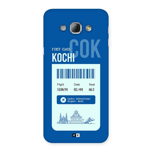 Kochi Boarding Pass Back Case for Galaxy A8