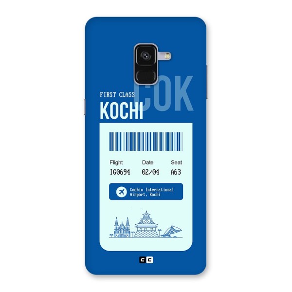 Kochi Boarding Pass Back Case for Galaxy A8 Plus