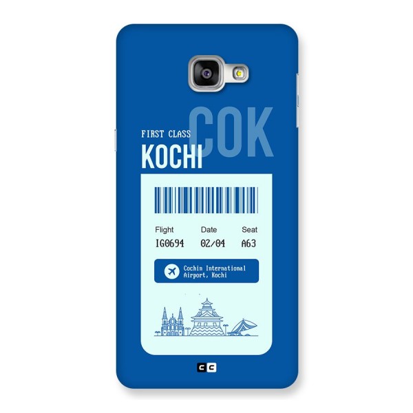 Kochi Boarding Pass Back Case for Galaxy A9