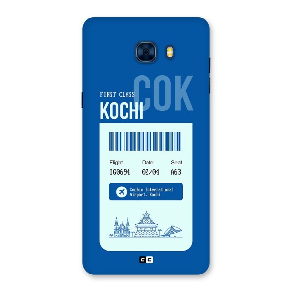 Kochi Boarding Pass Back Case for Galaxy C7 Pro