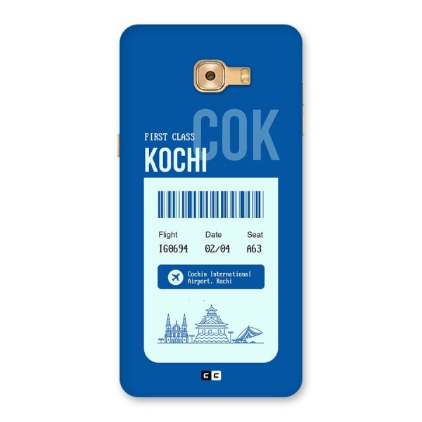 Kochi Boarding Pass Back Case for Galaxy C9 Pro