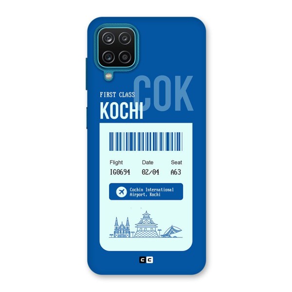 Kochi Boarding Pass Back Case for Galaxy F12