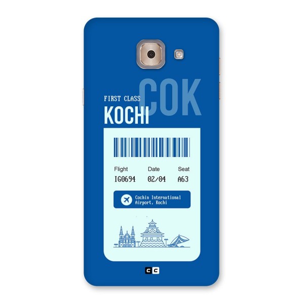 Kochi Boarding Pass Back Case for Galaxy J7 Max