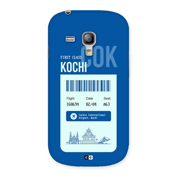 Kochi Boarding Pass Back Case for Galaxy S3 Mini