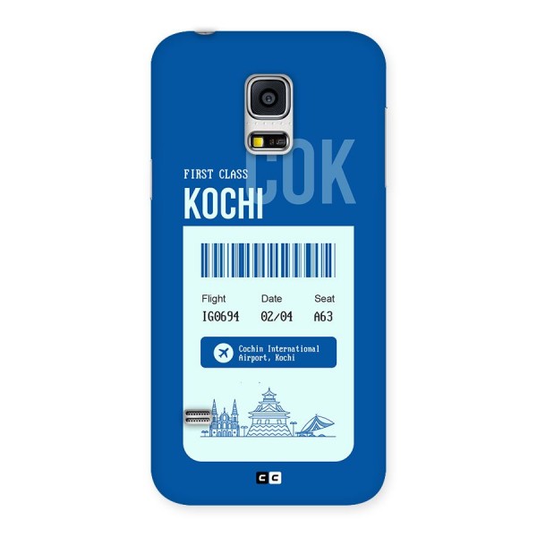 Kochi Boarding Pass Back Case for Galaxy S5 Mini