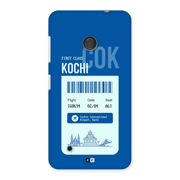 Kochi Boarding Pass Back Case for Lumia 530