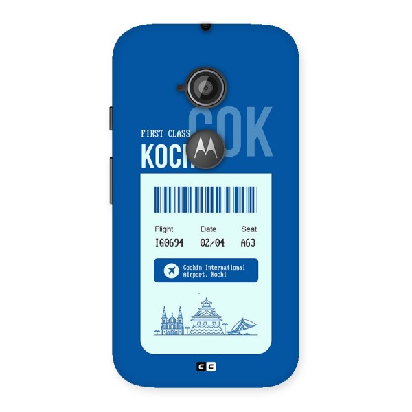 Kochi Boarding Pass Back Case for Moto E 2nd Gen