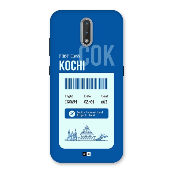 Kochi Boarding Pass Back Case for Nokia 2.3