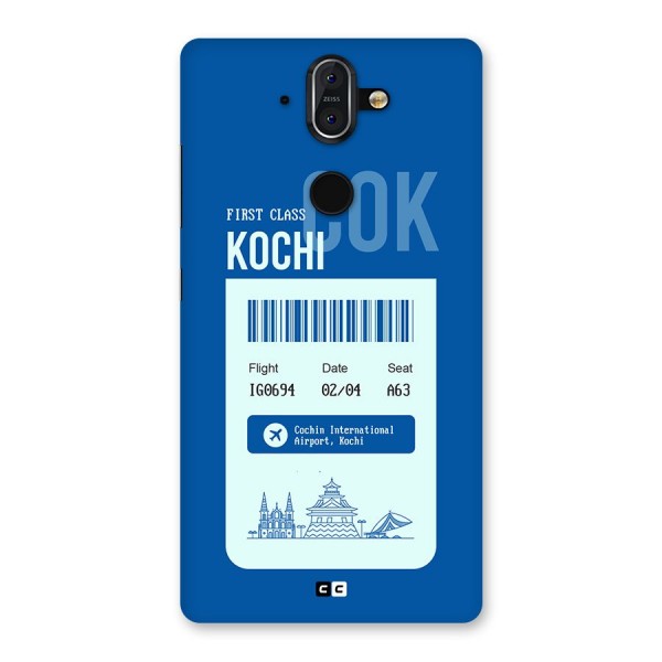 Kochi Boarding Pass Back Case for Nokia 8 Sirocco