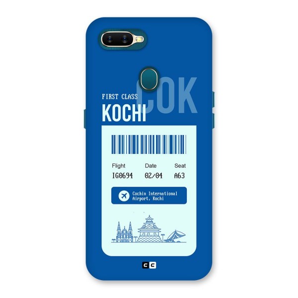 Kochi Boarding Pass Back Case for Oppo A11k