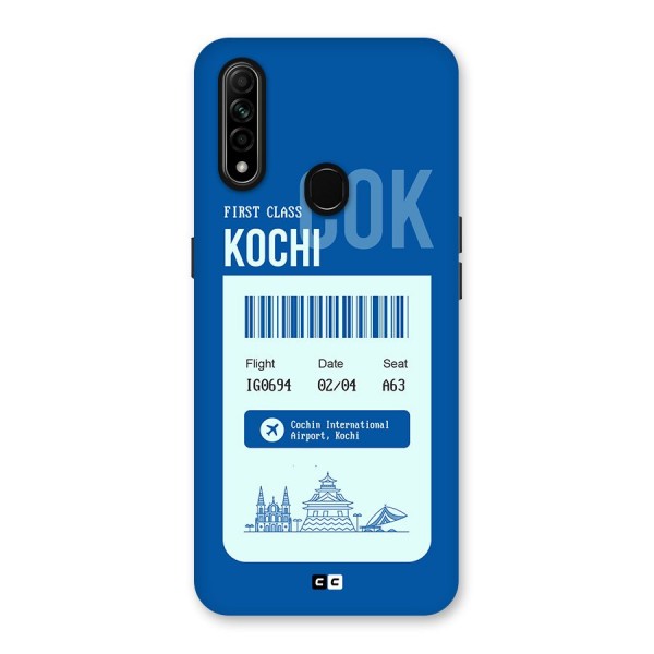 Kochi Boarding Pass Back Case for Oppo A31