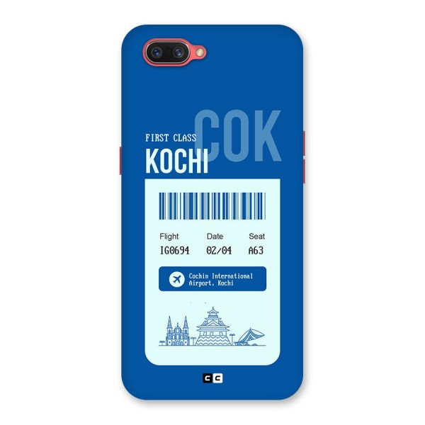 Kochi Boarding Pass Back Case for Oppo A3s