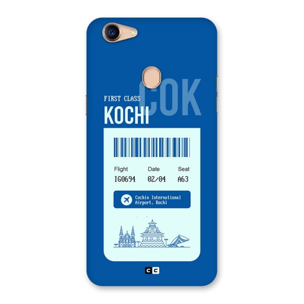 Kochi Boarding Pass Back Case for Oppo F5