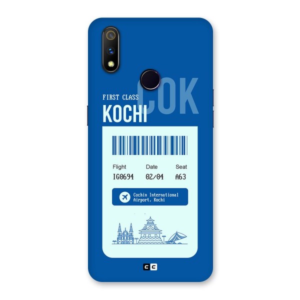 Kochi Boarding Pass Back Case for Realme 3 Pro