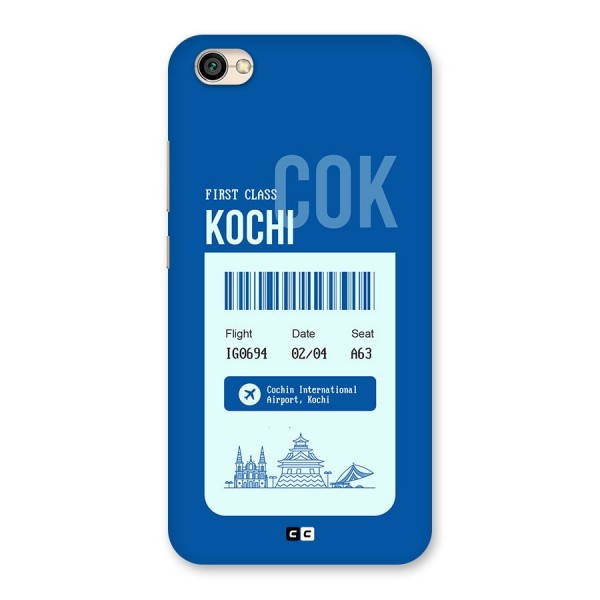 Kochi Boarding Pass Back Case for Redmi Y1 Lite