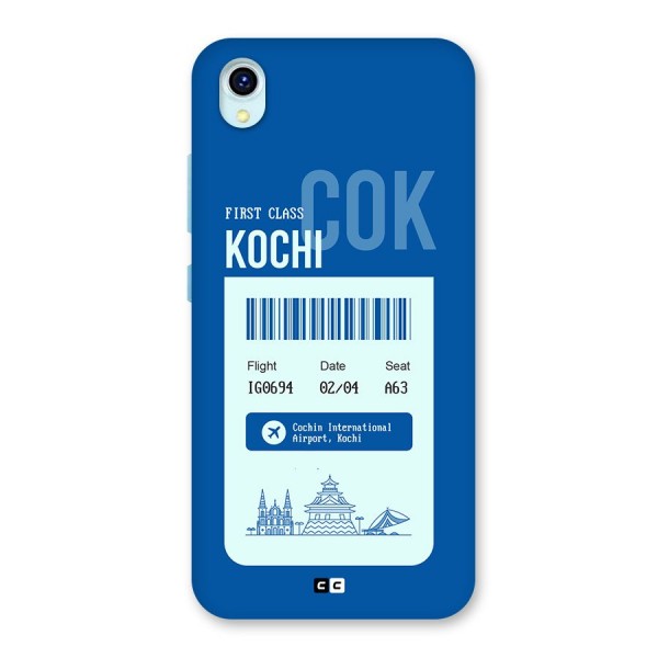 Kochi Boarding Pass Back Case for Vivo Y1s