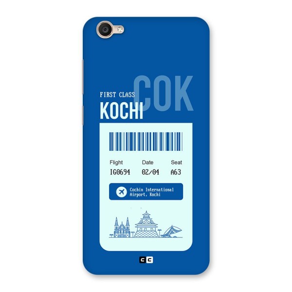 Kochi Boarding Pass Back Case for Vivo Y55