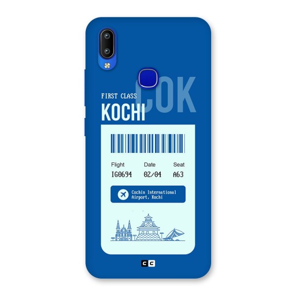 Kochi Boarding Pass Back Case for Vivo Y91