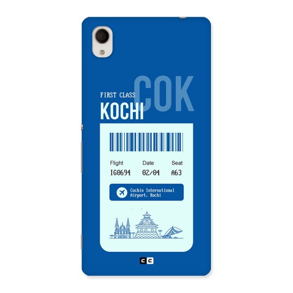 Kochi Boarding Pass Back Case for Xperia M4