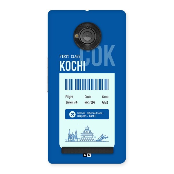 Kochi Boarding Pass Back Case for Yuphoria