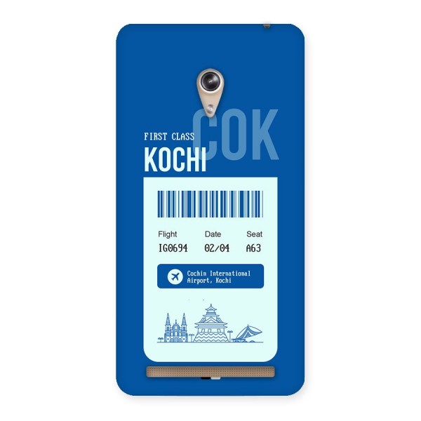 Kochi Boarding Pass Back Case for Zenfone 6