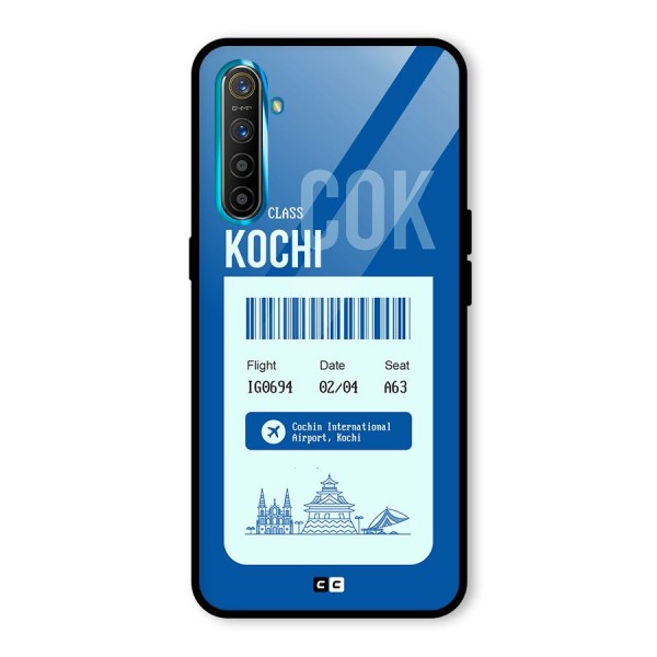 Kochi Boarding Pass Glass Back Case for Realme XT