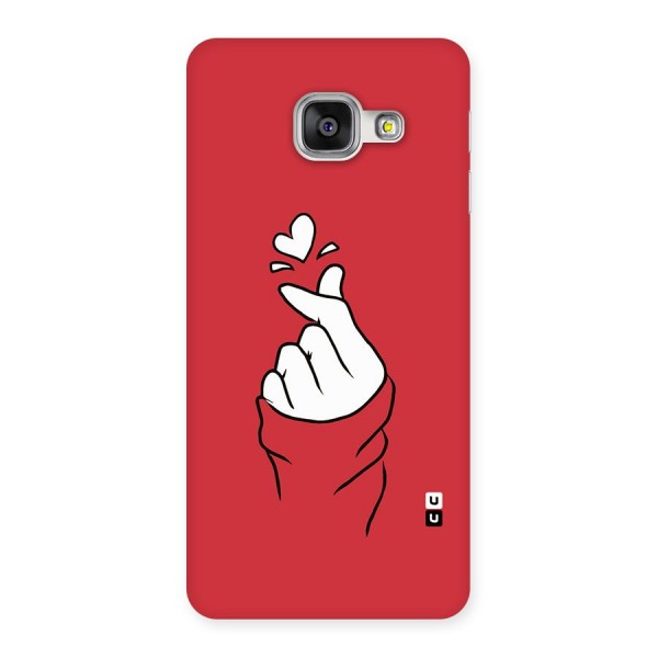 Korean Love Sign Back Case for Galaxy A3 2016