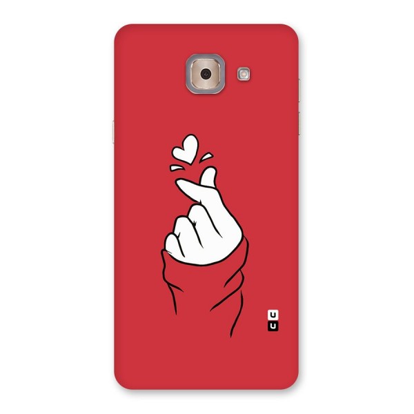 Korean Love Sign Back Case for Galaxy J7 Max