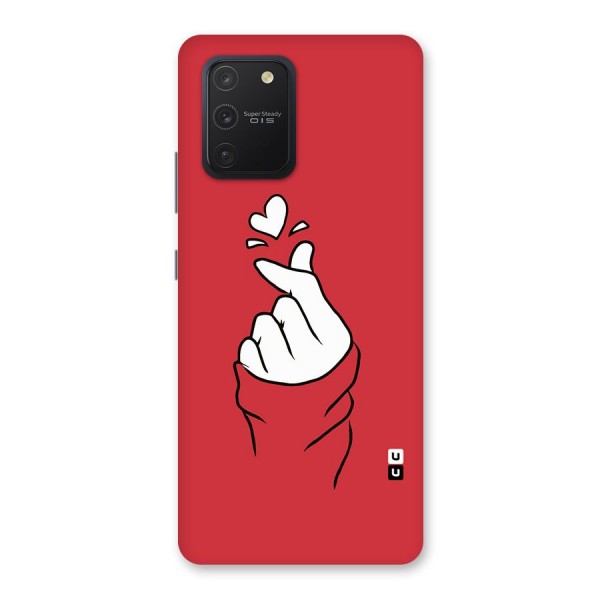 Korean Love Sign Back Case for Galaxy S10 Lite