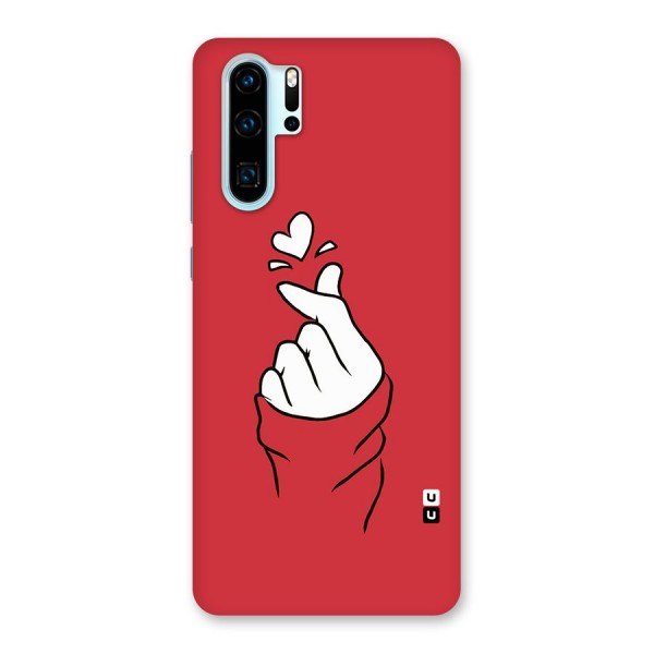 Korean Love Sign Back Case for Huawei P30 Pro