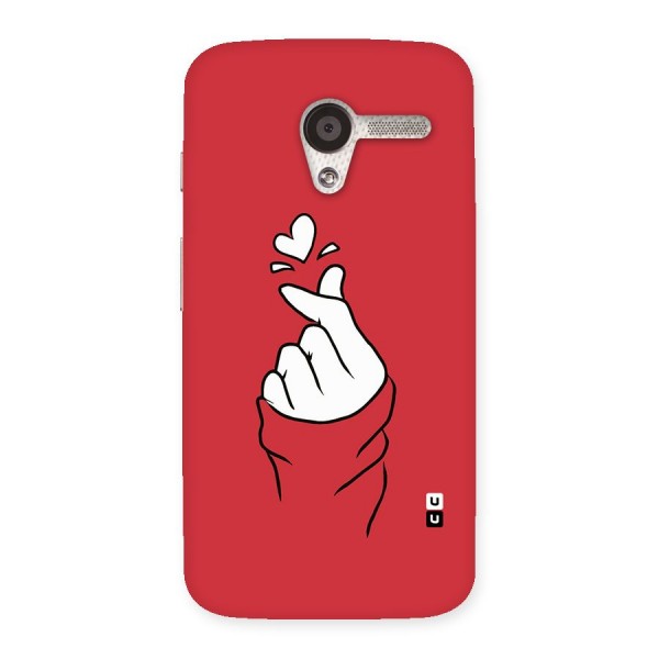 Korean Love Sign Back Case for Moto X