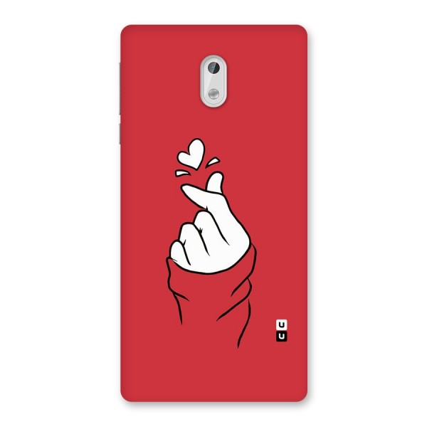 Korean Love Sign Back Case for Nokia 3