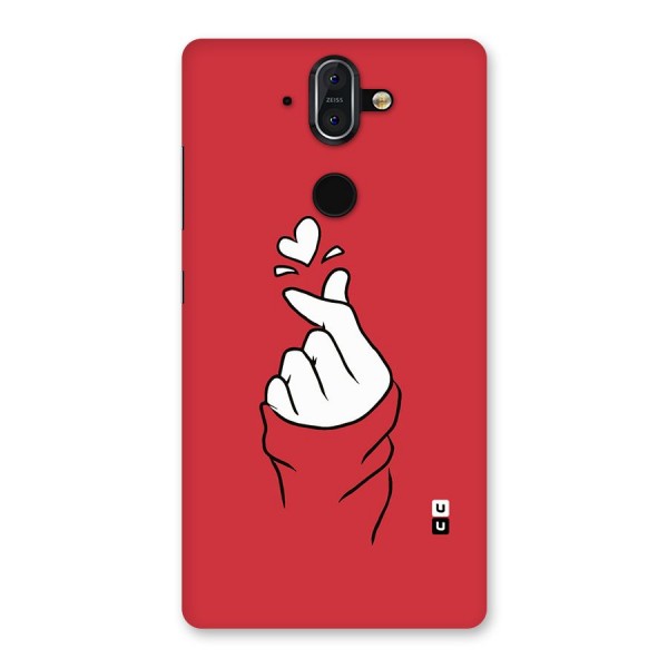 Korean Love Sign Back Case for Nokia 8 Sirocco