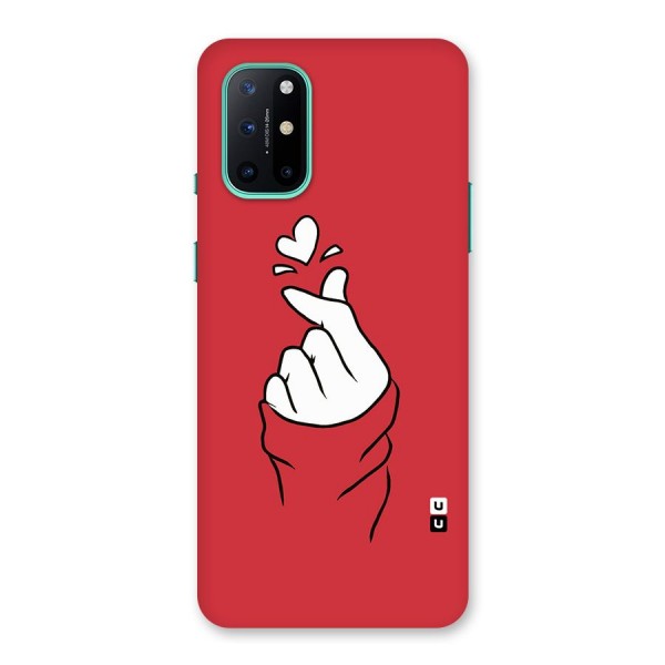 Korean Love Sign Back Case for OnePlus 8T