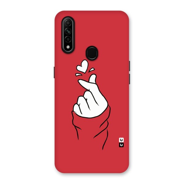 Korean Love Sign Back Case for Oppo A31