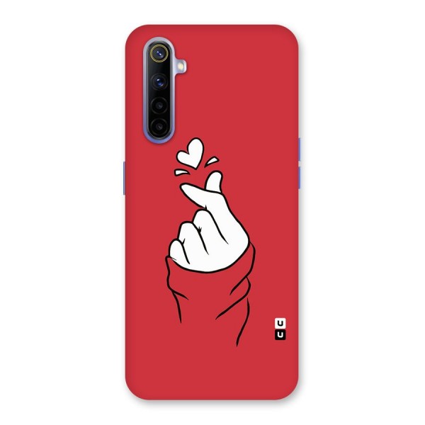 Korean Love Sign Back Case for Realme 6