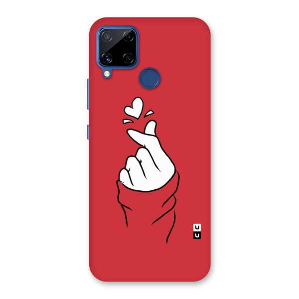 Korean Love Sign Back Case for Realme C12