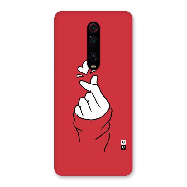 Korean Love Sign Back Case for Redmi K20